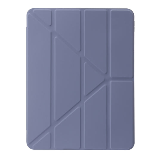 For iPad Pro 11 2022 / 2021 / 2020 Clear Acrylic Deformation Leather Tablet Case(Lavender Purple) - iPad Pro 11 (2022/2021) Cases by buy2fix | Online Shopping UK | buy2fix