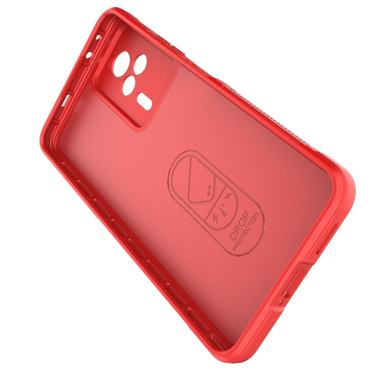 For Xiaomi Redmi K60E 5G Magic Shield TPU + Flannel Phone Case(Light Blue) by buy2fix