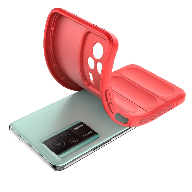 For Xiaomi Redmi K60E 5G Magic Shield TPU + Flannel Phone Case(Black) by buy2fix