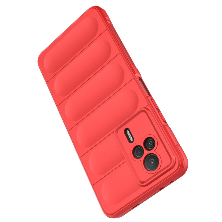 For Xiaomi Redmi K60E 5G Magic Shield TPU + Flannel Phone Case(Light Blue) by buy2fix