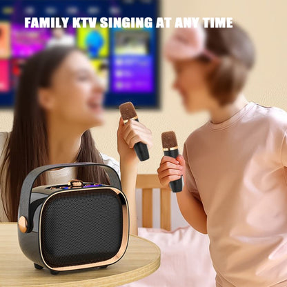 NewRixing NR138W Wireless Microphone TWS Handheld Noise Reduction Portable Smart Bluetooth Speaker(Red) - Desktop Speaker by NewRixing | Online Shopping UK | buy2fix