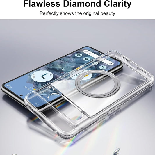 For Google Pixel 8 Pro Transparent Frosted MagSafe Phone Case by buy2fix
