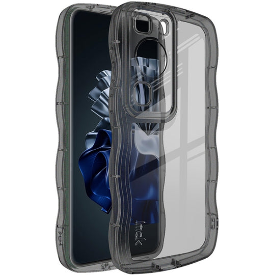 For Huawei P60 / P60 Pro IMAK UX-8 Series Shockproof TPU Phone Case(Transparent Black)