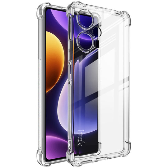 For Xiaomi Redmi Note 12 Turbo 5G/Poco F5 5G imak Shockproof Airbag TPU Phone Case(Transparent)