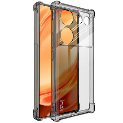 For ZTE nubia Z50 Ultra 5G imak Shockproof Airbag TPU Phone Case(Transparent Black) - ZTE Cases by imak | Online Shopping UK | buy2fix