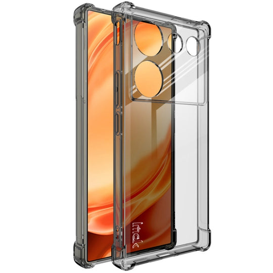 For ZTE nubia Z50 Ultra 5G imak Shockproof Airbag TPU Phone Case(Transparent Black)