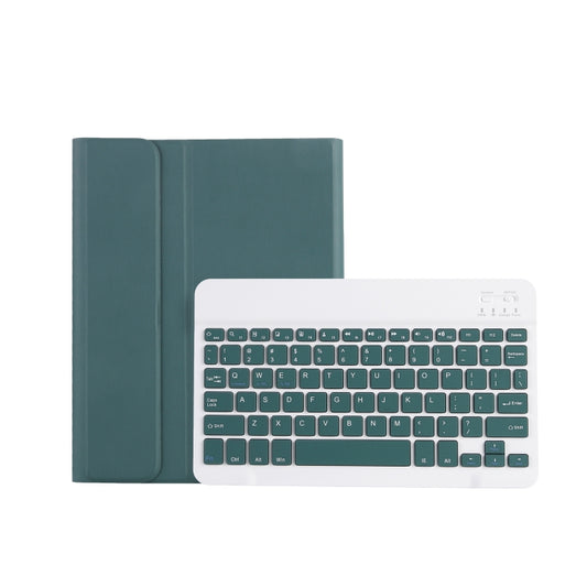 For Xiaomi Pad 6 / Pad 6 Pro A0N7 Lambskin Texture Ultra-thin Bluetooth Keyboard Leather Case(Dark Green) by buy2fix