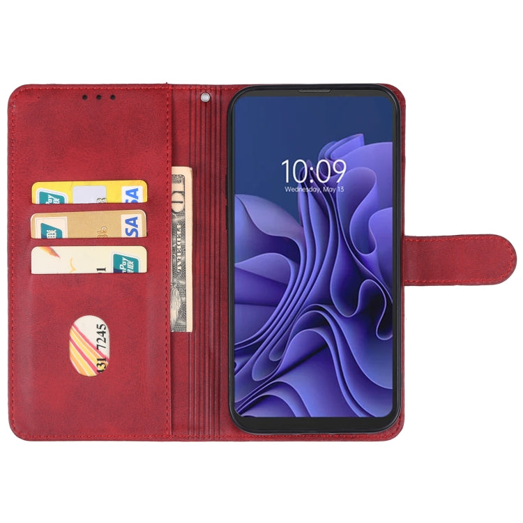 For Blackview BV5300 Leather Phone Case(Red) - More Brand by buy2fix | Online Shopping UK | buy2fix