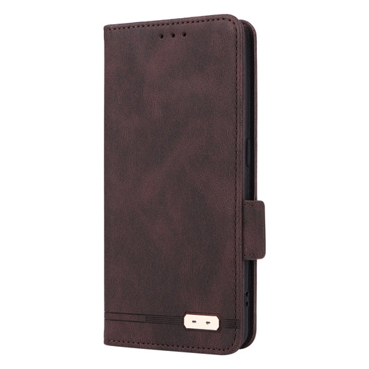For Realme GT Neo5 SE Magnetic Clasp Leather Phone Case(Brown) by buy2fix