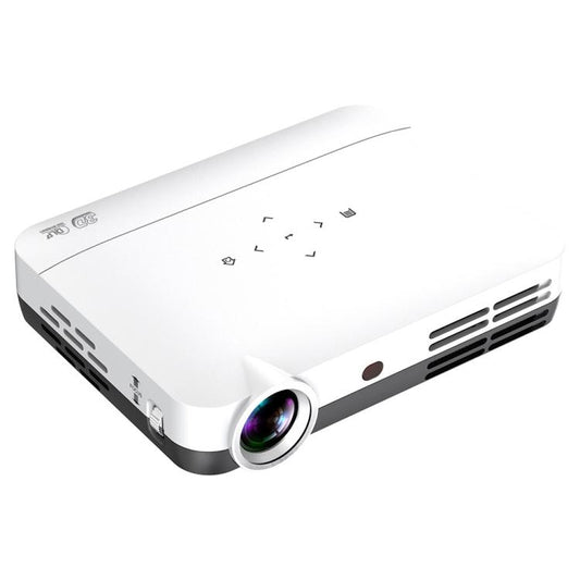 WOWOTO H10S TIDLP DMD 0.45 inch 1920 x 1080P 4K 500ANSI RGB LED Smart Projector(US Plug) by WOWOTO