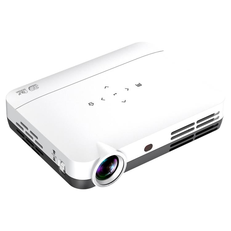 WOWOTO H10S TIDLP DMD 0.45 inch 1920 x 1080P 4K 500ANSI RGB LED Smart Projector(EU Plug) by WOWOTO
