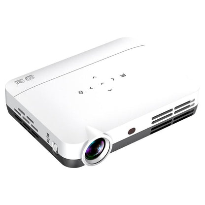 WOWOTO H10S TIDLP DMD 0.45 inch 1920 x 1080P 4K 500ANSI RGB LED Smart Projector(UK Plug) by WOWOTO