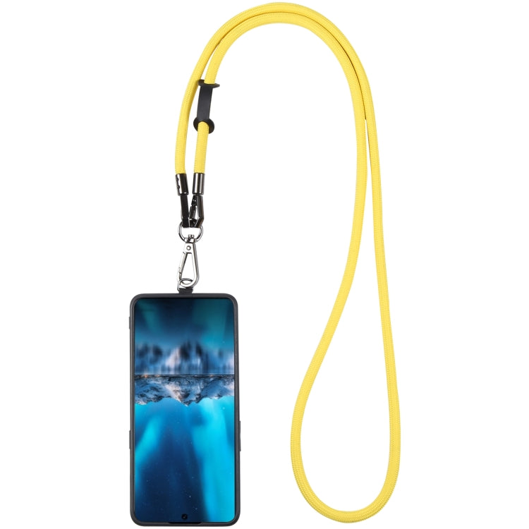Adjustable Universal Phone Lanyard with Detachable Clip(Yellow) - Lanyards & Wrist Straps by buy2fix | Online Shopping UK | buy2fix