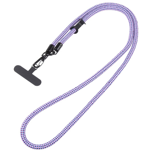 Adjustable Universal Phone Lanyard with Detachable Clip(Blue Purple White) - Lanyards & Wrist Straps by buy2fix | Online Shopping UK | buy2fix