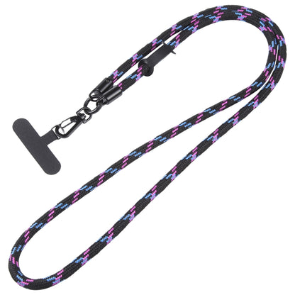 Adjustable Universal Phone Lanyard with Detachable Clip(Black Purple Blue) - Lanyards & Wrist Straps by buy2fix | Online Shopping UK | buy2fix