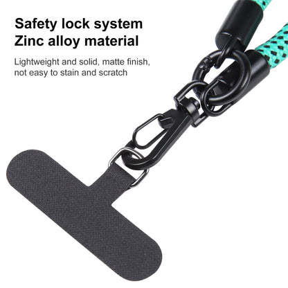 Adjustable Universal Phone Lanyard with Detachable Clip(Orange Green Black) - Lanyards & Wrist Straps by buy2fix | Online Shopping UK | buy2fix
