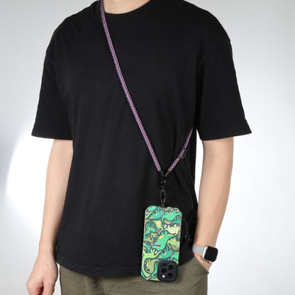 Adjustable Universal Phone Lanyard with Detachable Clip(Purple Orange Blue) - Lanyards & Wrist Straps by buy2fix | Online Shopping UK | buy2fix