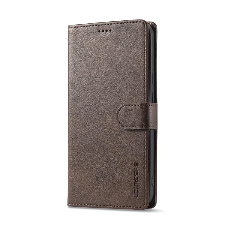 For Google Pixel 10 Pro XL LC.IMEEKE Calf Texture Flip Leather Phone Case(Brown) - Google Cases by LC.IMEEKE | Online Shopping UK | buy2fix