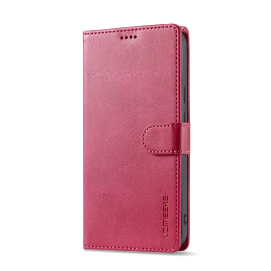 For Google Pixel 10 Pro XL LC.IMEEKE Calf Texture Flip Leather Phone Case(Red) - Google Cases by LC.IMEEKE | Online Shopping UK | buy2fix