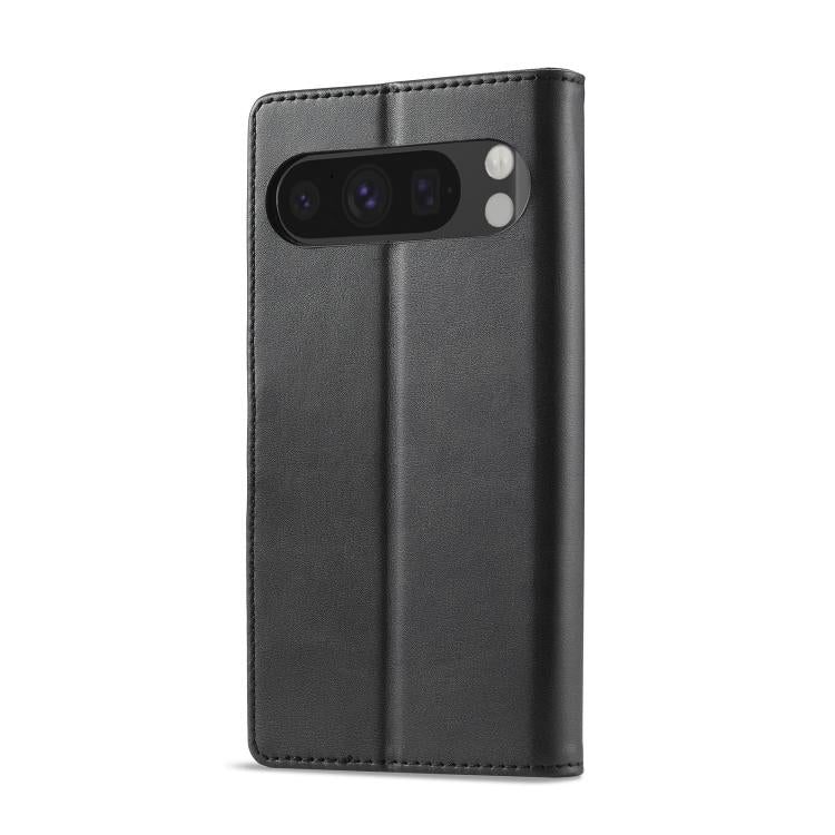 For Google Pixel 10 / 10 Pro LC.IMEEKE Calf Texture Flip Leather Phone Case(Black) - Google Cases by LC.IMEEKE | Online Shopping UK | buy2fix