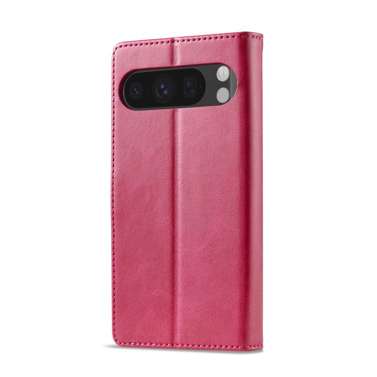 For Google Pixel 10 / 10 Pro LC.IMEEKE Calf Texture Flip Leather Phone Case(Red) - Google Cases by LC.IMEEKE | Online Shopping UK | buy2fix