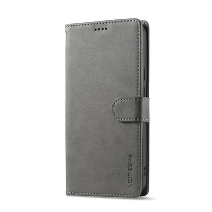 For Google Pixel 10 / 10 Pro LC.IMEEKE Calf Texture Flip Leather Phone Case(Grey) - Google Cases by LC.IMEEKE | Online Shopping UK | buy2fix