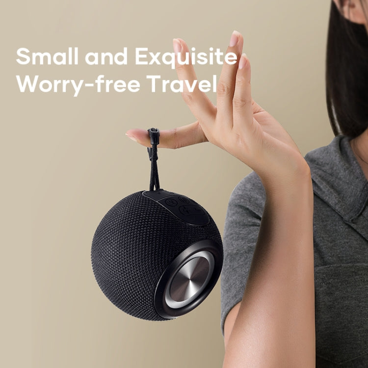 ROCK RAU0758 Portable Bluetooth Speaker(Black) - Desktop Speaker by ROCK | Online Shopping UK | buy2fix