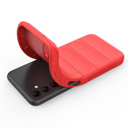 For Samsung Galaxy M14 5G Magic Shield TPU + Flannel Phone Case(Grey) by buy2fix