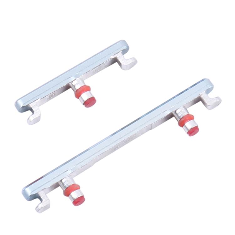 For OnePlus 8T Power Button + Volume Control Button(Silver) by buy2fix