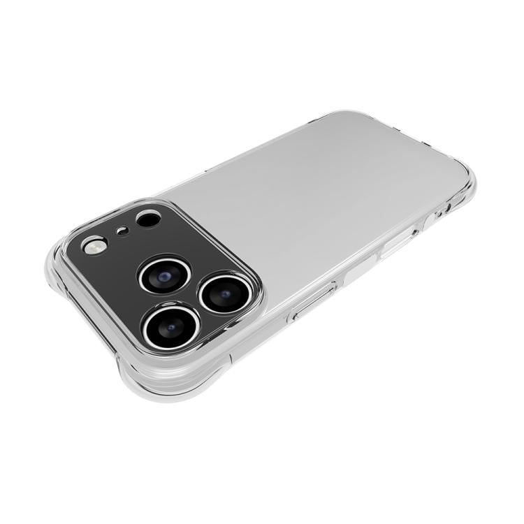 For iPhone 17 Pro Shockproof Non-slip Thickening TPU Phone Case(Transparent) - iPhone 17 Pro Cases by buy2fix | Online Shopping UK | buy2fix