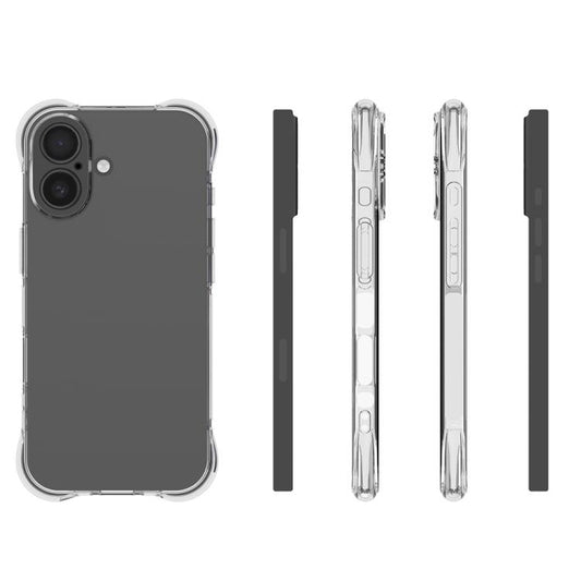 For iPhone 17 Shockproof Non-slip Thickening TPU Phone Case(Transparent) - iPhone 17 Cases by buy2fix | Online Shopping UK | buy2fix