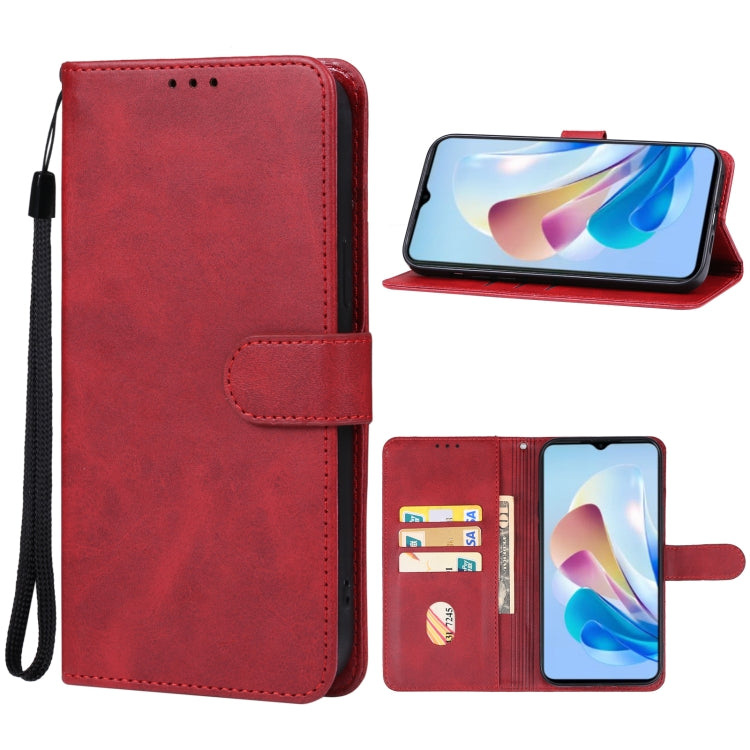 For ZTE Axon 40 Lite Leather Phone Case(Red) - ZTE Cases by buy2fix | Online Shopping UK | buy2fix