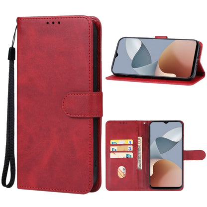 For ZTE Blade A54 Leather Phone Case(Red) - ZTE Cases by buy2fix | Online Shopping UK | buy2fix