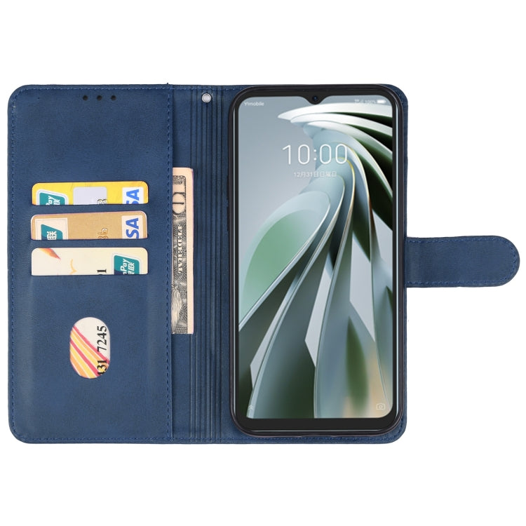 For ZTE Libero 5G IV Leather Phone Case(Blue) - ZTE Cases by buy2fix | Online Shopping UK | buy2fix