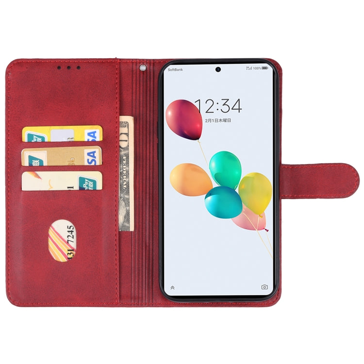 For ZTE Anshin Family/JP Version/A303ZT Leather Phone Case(Red) - ZTE Cases by buy2fix | Online Shopping UK | buy2fix