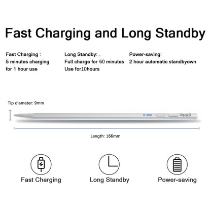 BP17-BL Type-C Universal Magnetic Bluetooth Stylus Pen(White) - Stylus Pen by buy2fix | Online Shopping UK | buy2fix