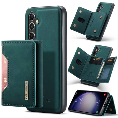 For Samsung Galaxy S23 FE 5G DG.MING M2 Series 3-Fold Multi Card Bag + Magnetic Phone Case(Green) by DG.MING