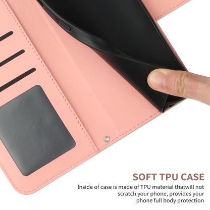 For Xiaomi 13T / 13T Pro Skin Feel Sun Flower Embossed Flip Leather Phone Case with Lanyard(Pink) - Xiaomi Cases by buy2fix | Online Shopping UK | buy2fix