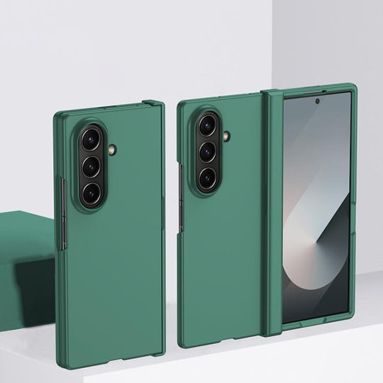 For Galaxy Z Fold8 Ultra 5G Skin Feel PC Phone Case with Hinge(Green)