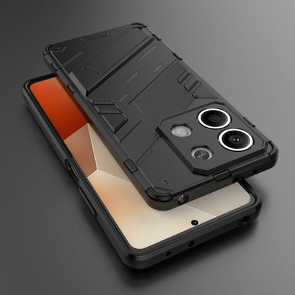 For Xiaomi Redmi Note 13 Punk Armor 2 in 1 PC + TPU Phone Case(Black) - Note 13 Cases by buy2fix | Online Shopping UK | buy2fix