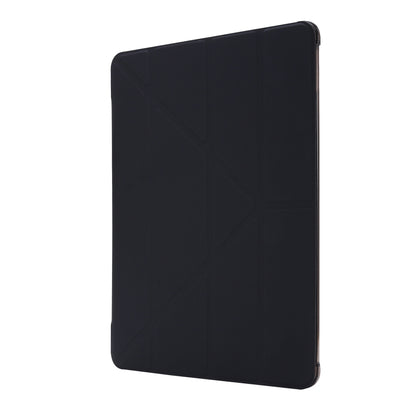 For iPad 10.2 2021 / 2020 / 2019 Airbag Deformation Horizontal Flip Leather Case with Holder & Pen Holder(Black) - iPad 10.2 Cases by buy2fix | Online Shopping UK | buy2fix