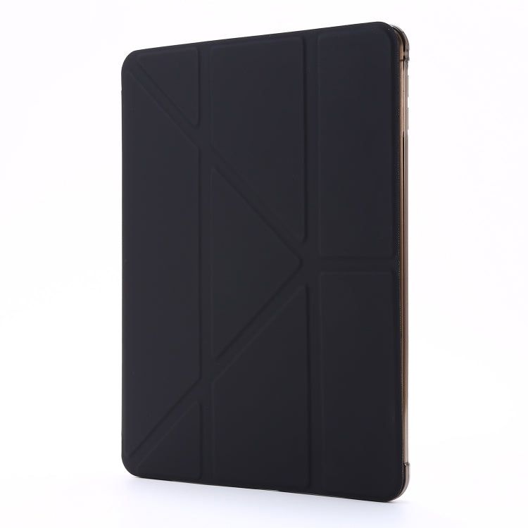 For iPad Mini (2019) Airbag Deformation Horizontal Flip Leather Case with Holder & Pen Holder(Black) - iPad mini (2019) / mini 5 Cases by buy2fix | Online Shopping UK | buy2fix