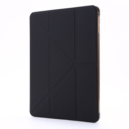 For iPad Mini (2019) Airbag Deformation Horizontal Flip Leather Case with Holder & Pen Holder(Black) - iPad mini (2019) / mini 5 Cases by buy2fix | Online Shopping UK | buy2fix