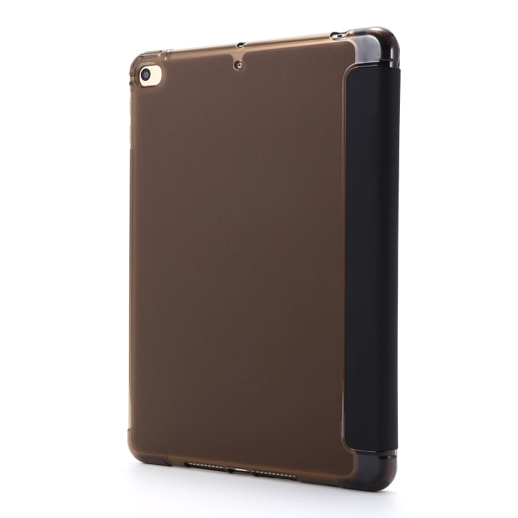 For iPad Mini (2019) Airbag Deformation Horizontal Flip Leather Case with Holder & Pen Holder(Black) - iPad mini (2019) / mini 5 Cases by buy2fix | Online Shopping UK | buy2fix