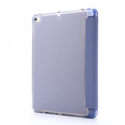 For iPad Mini (2019) Airbag Deformation Horizontal Flip Leather Case with Holder & Pen Holder(Purple) - iPad mini (2019) / mini 5 Cases by buy2fix | Online Shopping UK | buy2fix