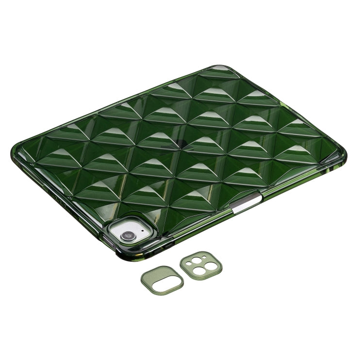 Diamond Texture TPU Airbag Tablet Case For iPad Air 11 2024 / iPad Pro 11(Green) - iPad Pro 11 (2022/2021) Cases by buy2fix | Online Shopping UK | buy2fix