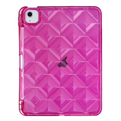 Diamond Texture TPU Airbag Tablet Case For iPad Pro 11 2022 / 2021 / 2020(Rose Red) by buy2fix