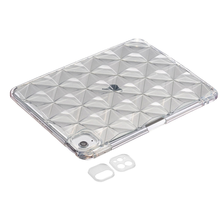 Diamond Texture TPU Airbag Tablet Case For iPad Pro 11 2022 / 2021 / 2020(Transparent) by buy2fix