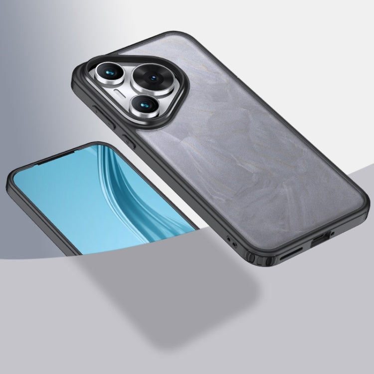 For Huawei Pura 70 Pro / 70 Pro+ Armor Clear TPU Hard PC Phone Case(Matte Black) by buy2fix