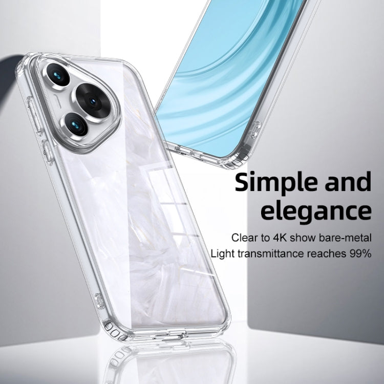 For Huawei Pura 70 Pro / 70 Pro+ Armor Clear TPU Hard PC Phone Case(Matte Black) by buy2fix